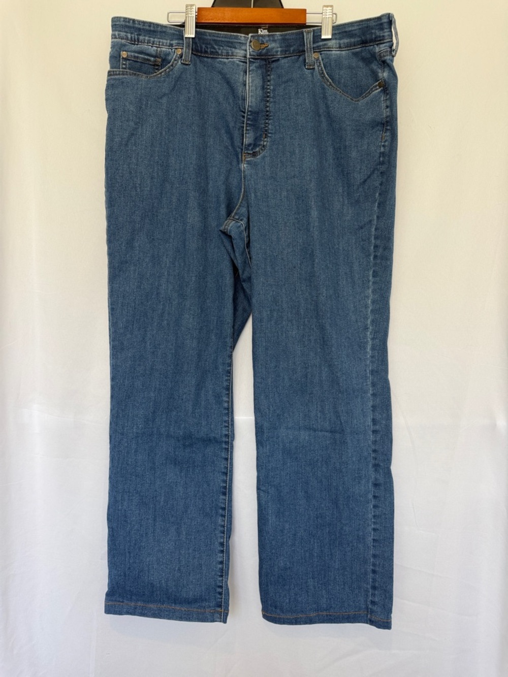 Kim Rogers Jeans Tummy Control - Black & Light Blue